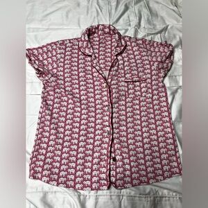 roller rabbit elephant pajama top